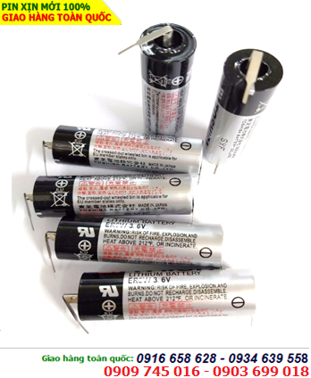 Pin nuôi nguồn Toshiba ER6V lithium 3,6V size AA 2000mAh chính hãng Made in Japan